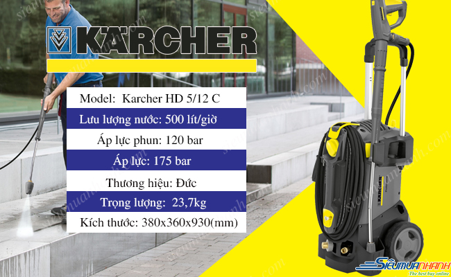 Máy phun rửa áp lực Karcher HD 5-12 C